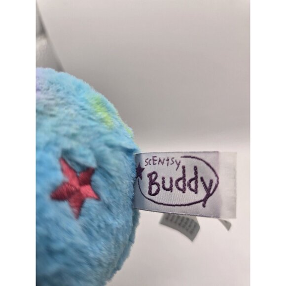 Scentsy Bitty Buddy Plush Bunny Blue Rainbow- Scented - Picture 2 of 5